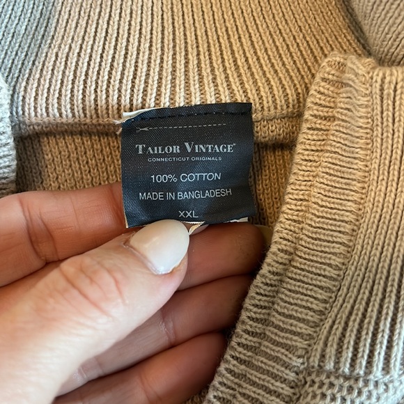 Men’s Taylor Vintage 1/4 Zip Golf Pullover 🌟 Size XXL - Picture 3 of 3